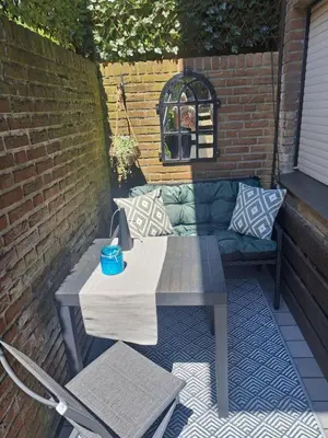 Ein Sitzbereich in der Unterkunft Das Bergherz Ruhe + Natur pur