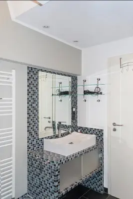 Ein Badezimmer in der Unterkunft Unter den Sternen