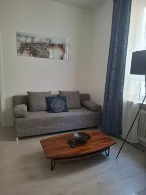 Ein Sitzbereich in der Unterkunft Stylish-City Loft-Zentral-Bahnhof-Elberfeld-W6