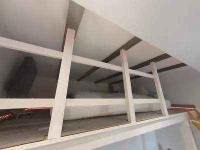 Ein Bett oder Betten in einem Zimmer der Unterkunft Zentral Duisburg