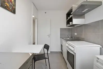 Küche/Küchenzeile in der Unterkunft Wuppertal Stay- Fitter Apartment