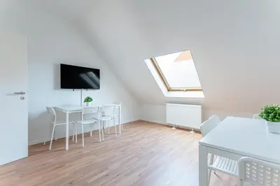 TV/Unterhaltungsangebot in der Unterkunft T&K Apartments - DUISBURG - AREAL GOETHE 4 Zimmer Maisonetten mit Privatparkplätzen