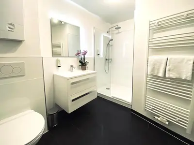 Ein Badezimmer in der Unterkunft Victoria Altstadt Boardinghouse