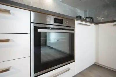 Küche/Küchenzeile in der Unterkunft Mont Apartments