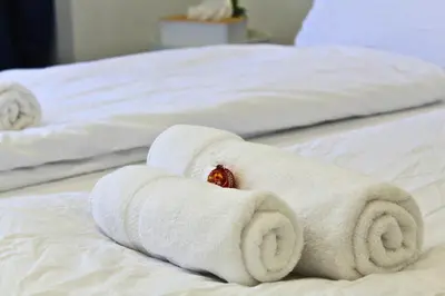 Ein Bett oder Betten in einem Zimmer der Unterkunft ruhrApartments - zentral - Nähe A40 - fastWIFI - für Paare und Geschäftsreisen