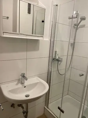 Ein Badezimmer in der Unterkunft Duisburg-3-Bett Monteurwohnung/Ferienwohnung