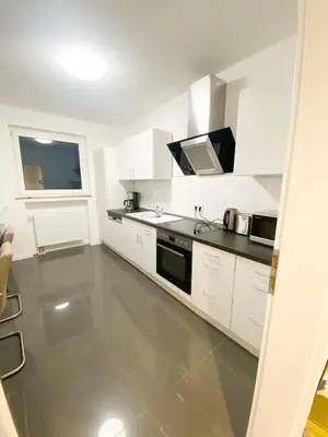Küche/Küchenzeile in der Unterkunft 1-3 Pers. 0,9 km zum Zentrum - moderne Wohnung in Remscheid