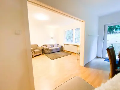 Ein Sitzbereich in der Unterkunft 1-5 Pers. 0,9 km zum Zentrum Remscheid, schön Wohnen, 105 qm