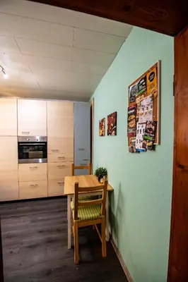 Küche/Küchenzeile in der Unterkunft Schöne Ferienwohnung in ruhiger Lage