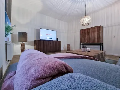 TV/Unterhaltungsangebot in der Unterkunft Alpha Apartments