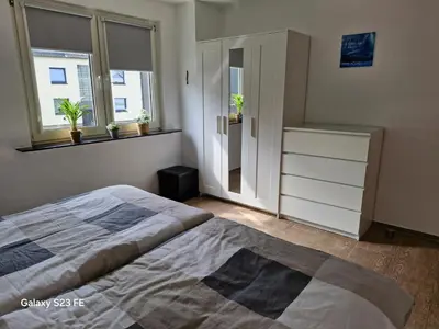 Ein Bett oder Betten in einem Zimmer der Unterkunft Apartment Bochum