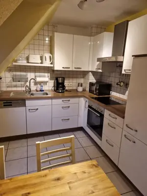 Küche/Küchenzeile in der Unterkunft Ruhrpottbude - Private Ferienwohnung im Herzen des Ruhrgebiets