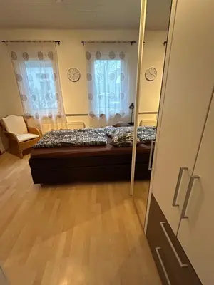 Ein Bett oder Betten in einem Zimmer der Unterkunft Privatzimmer Haus Grünewald