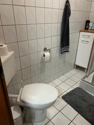 Ein Badezimmer in der Unterkunft Privatzimmer Haus Grünewald