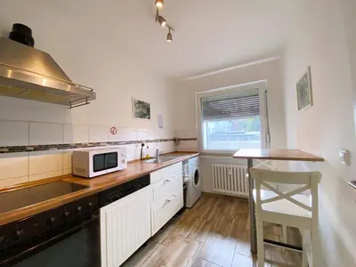 Küche/Küchenzeile in der Unterkunft Nice Apartment in Essen
