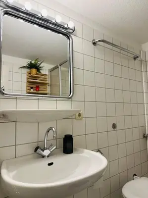 Ein Badezimmer in der Unterkunft Mülheim an der Ruhr innenstadt