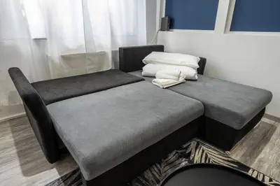 Ein Bett oder Betten in einem Zimmer der Unterkunft MIRA StudioApartments NEU