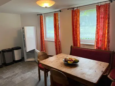 Ein Sitzbereich in der Unterkunft 3 separate Messe Appartements bis zu 11 Personen