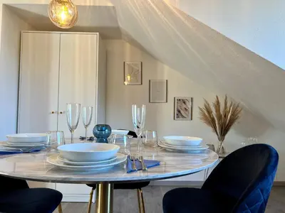 Grundriss der Unterkunft Design Apartment, Küche, Smart-TV, WLAN