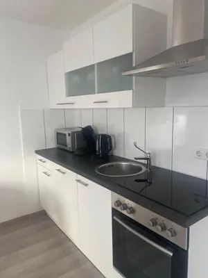 Küche/Küchenzeile in der Unterkunft Gemütliches Zuhause in 1A Lage