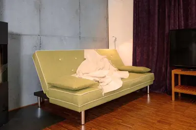 TV/Unterhaltungsangebot in der Unterkunft Kreatives Studio mit Galerie