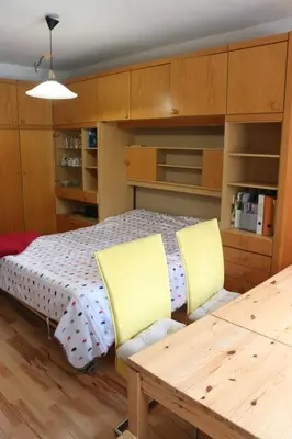 Ein Bett oder Betten in einem Zimmer der Unterkunft Essen City quiet flat with terrace and garden
