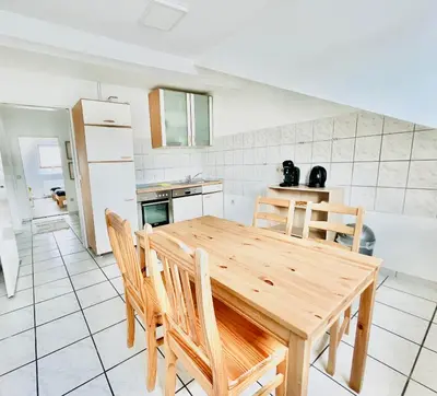 Küche/Küchenzeile in der Unterkunft Dortmund City Wohnung 85/6