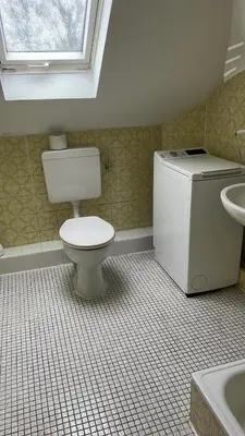 Ein Badezimmer in der Unterkunft Kleine Wohnung Uninähe. Bad. Wlan Küche