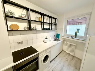 Küche/Küchenzeile in der Unterkunft Cozy Apartment in Wuppertal