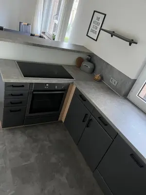 Küche/Küchenzeile in der Unterkunft Voll Ausgestattetes Appartment in Bergkamen-Oberaden