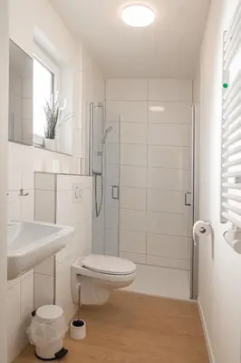 Ein Badezimmer in der Unterkunft Hotel Hervest