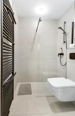 Ein Badezimmer in der Unterkunft Gemütliches Apartment/ Ruhrpark