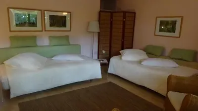 Ein Bett oder Betten in einem Zimmer der Unterkunft Guest Apartment Unterbach