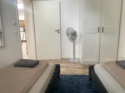 Ein Bett oder Betten in einem Zimmer der Unterkunft Privates & gemütliches Appartement inklusive Parkplatz