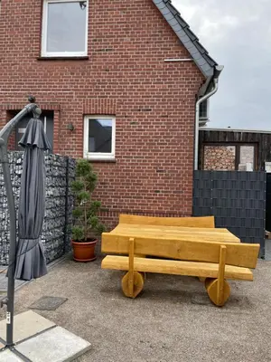 Das Gebäude in dem sich die Ferienwohnung befindet