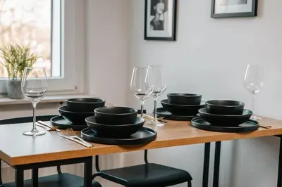 Getränke in der Unterkunft Modern & black - City - Netflix - Wifi - 4 Person
