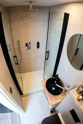 Ein Badezimmer in der Unterkunft Boutique Apartment 2 Oberhausen