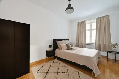 Ein Bett oder Betten in einem Zimmer der Unterkunft Goodliving Apartments mit Netflix Büro und Parkplatz