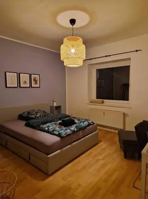 Ein Bett oder Betten in einem Zimmer der Unterkunft Avali