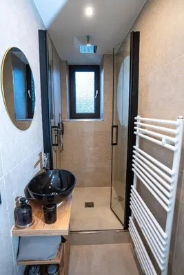 Ein Badezimmer in der Unterkunft Boutique Apartment 1 Oberhausen