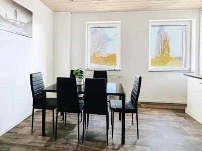 Ein Sitzbereich in der Unterkunft HomeAway24 - Apartments Oberhausen