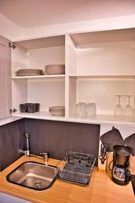 Küche/Küchenzeile in der Unterkunft Apartment im Herzen Bochums (1km zum Hauptbahnhof)