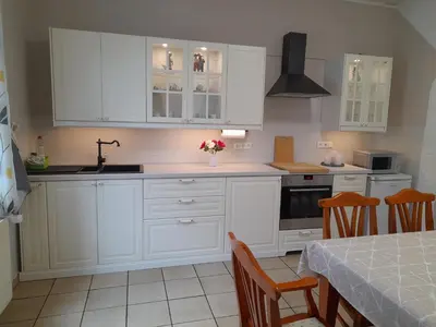Küche/Küchenzeile in der Unterkunft Ferienwohnung Bottrop Radetzki
