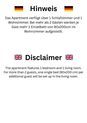 Ein Zertifikat, Auszeichnung, Logo oder anderes Dokument, das in der Unterkunft Deluxe Apartment Bochum 1 BEDROOM ausgestellt ist