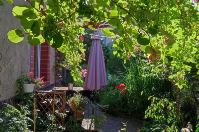 Ein Garten an der Unterkunft Ruhrpott-Paradies