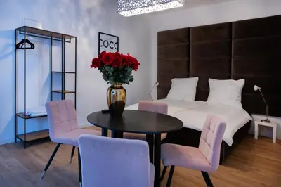 Ein Sitzbereich in der Unterkunft Wohngut-Appartement 50qm 2, Zimmer für max 5 Pers inklusive Parkplatz