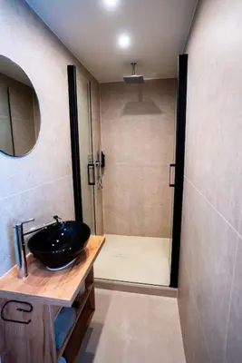 Ein Badezimmer in der Unterkunft Boutique Apartment 4 Oberhausen