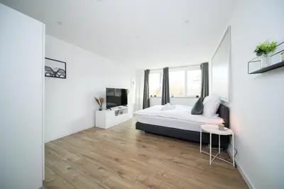 Ein Bett oder Betten in einem Zimmer der Unterkunft Apartment - 3 Bedroom - 6 Person