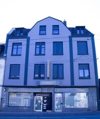Das Gebäude in dem sich die Ferienwohnung befindet