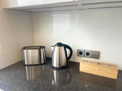 Küche/Küchenzeile in der Unterkunft schön wohnen ! Netflix Nespresso Küche Parkplatz Garten